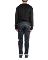 Men's Slim Jeans in Dark Wash Resin - Timber Stitch-full view (back)