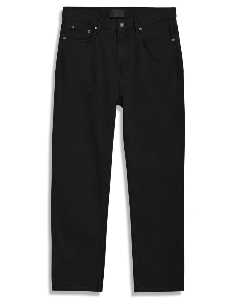 Men's Classic Straight Jeans in Black