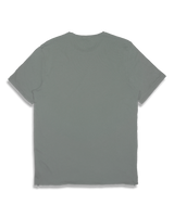 Men's Sueded Modern Crew Tee in Olive-flat lay (back)