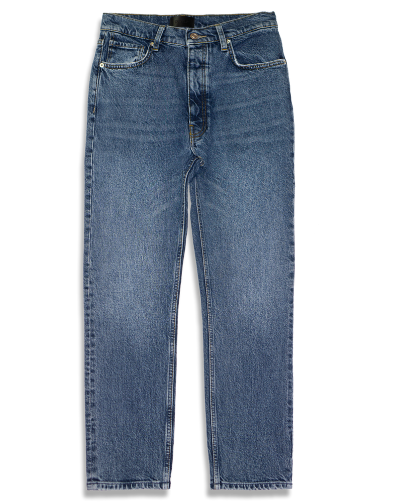 Women's ABSLT Cigarette Straight Jeans in Medium Blue Heritage