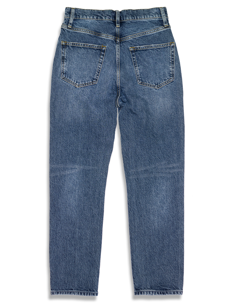 Women's ABSLT Cigarette Straight Jeans in Medium Blue Heritage