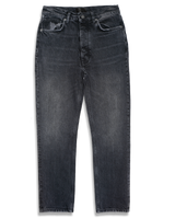 Women's ABSLT Cigarette Straight Jeans in Black Worn