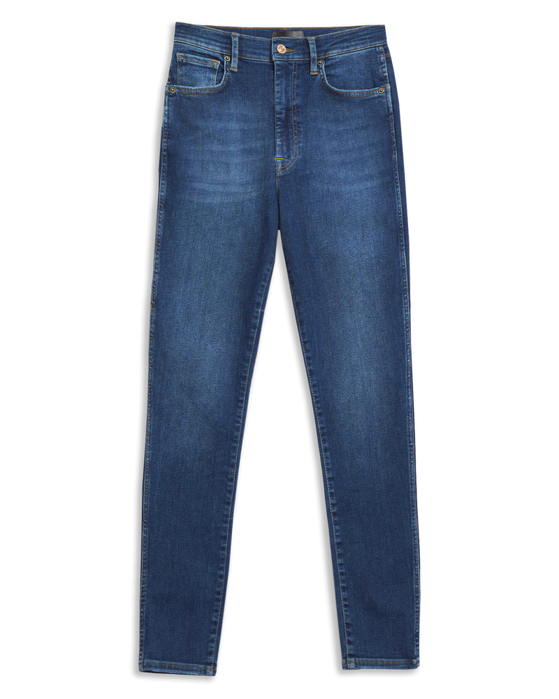 Women's SCLPT Skinny Jeans in Medium Blue Heritage