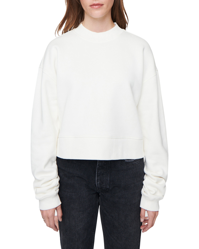 Women's Mock Neck in Off White