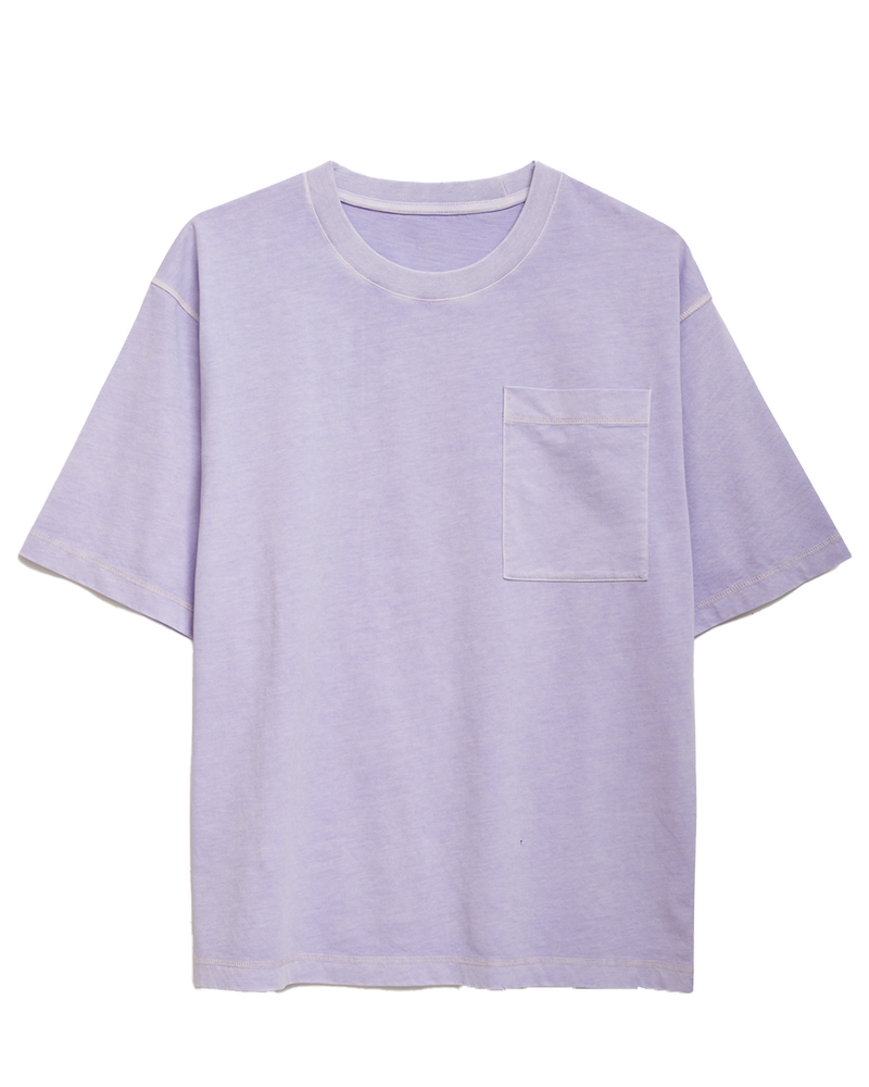 Relaxed Tee in Faded Lilac