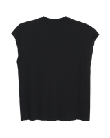 Lightweight Sleeveless Tee in Black