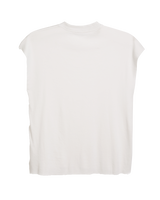 Lightweight Sleeveless Tee in Vintage White