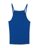 Spaghetti Strap Rib Tank in Yves Blue