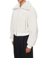 Women's Shearling Jacket in White