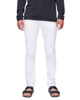 mens skinny slim jeans in white