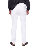 mens skinny slim jeans in white