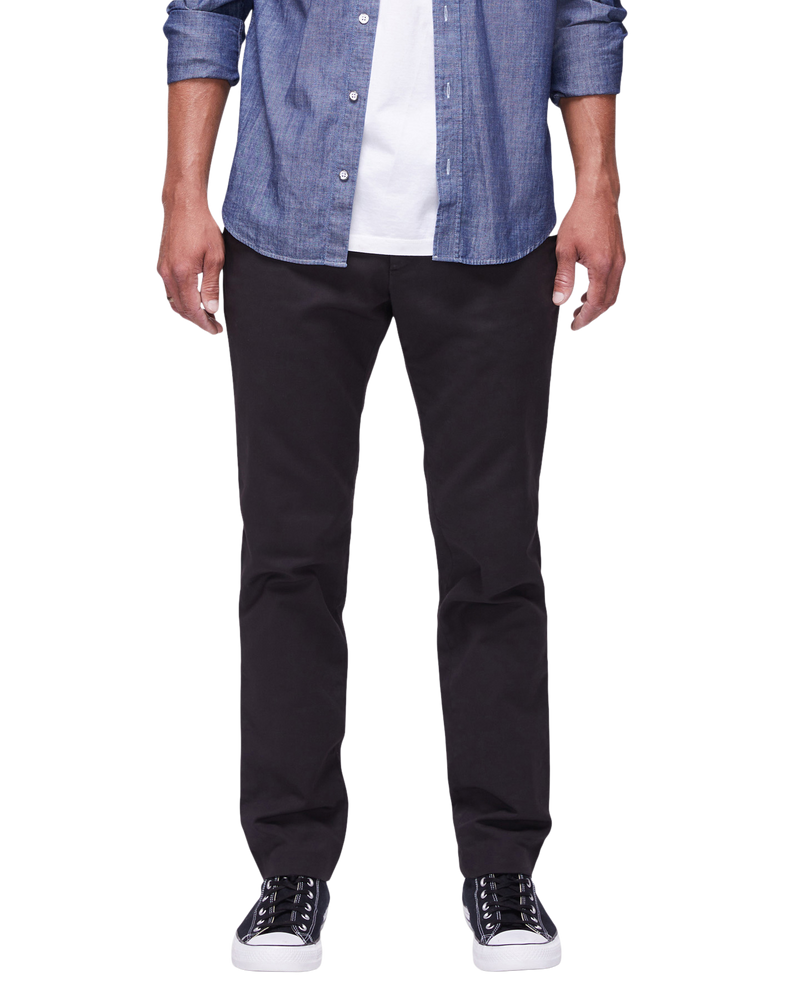 Men's Stretch Chino in Black