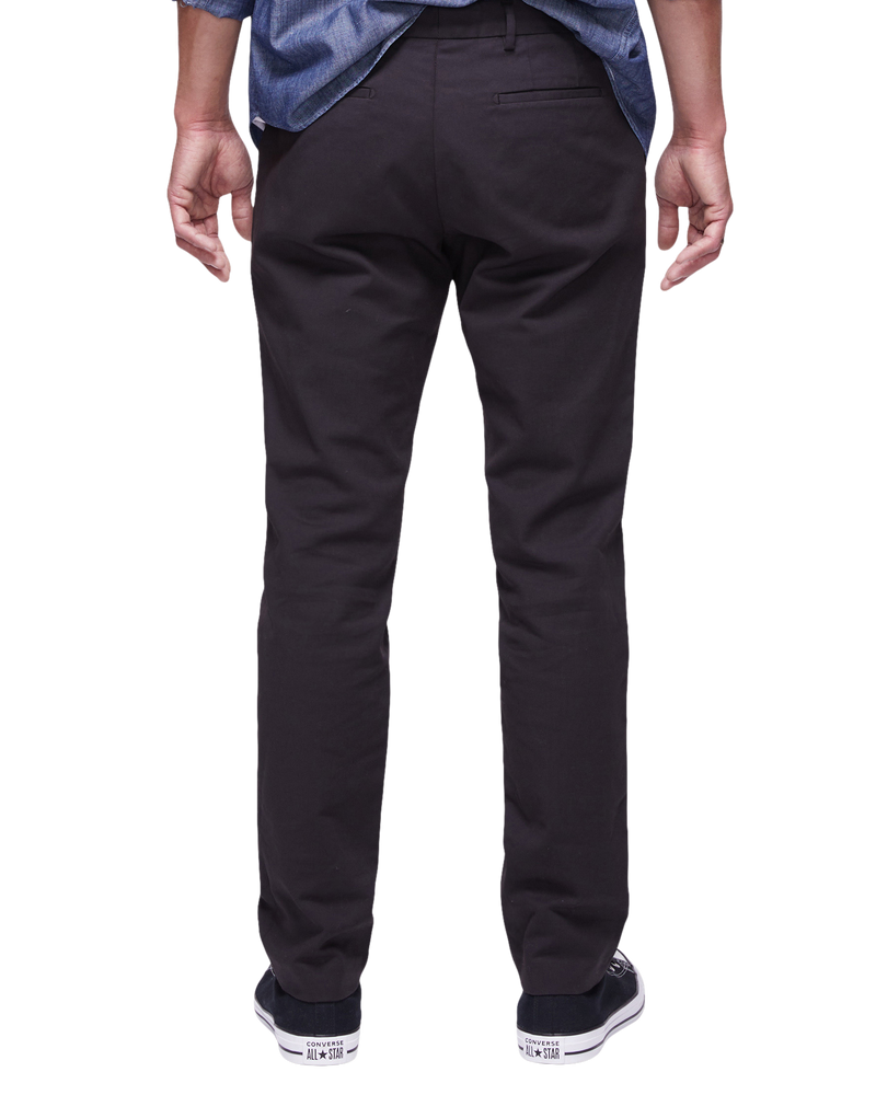 Men's Stretch Chino in Black