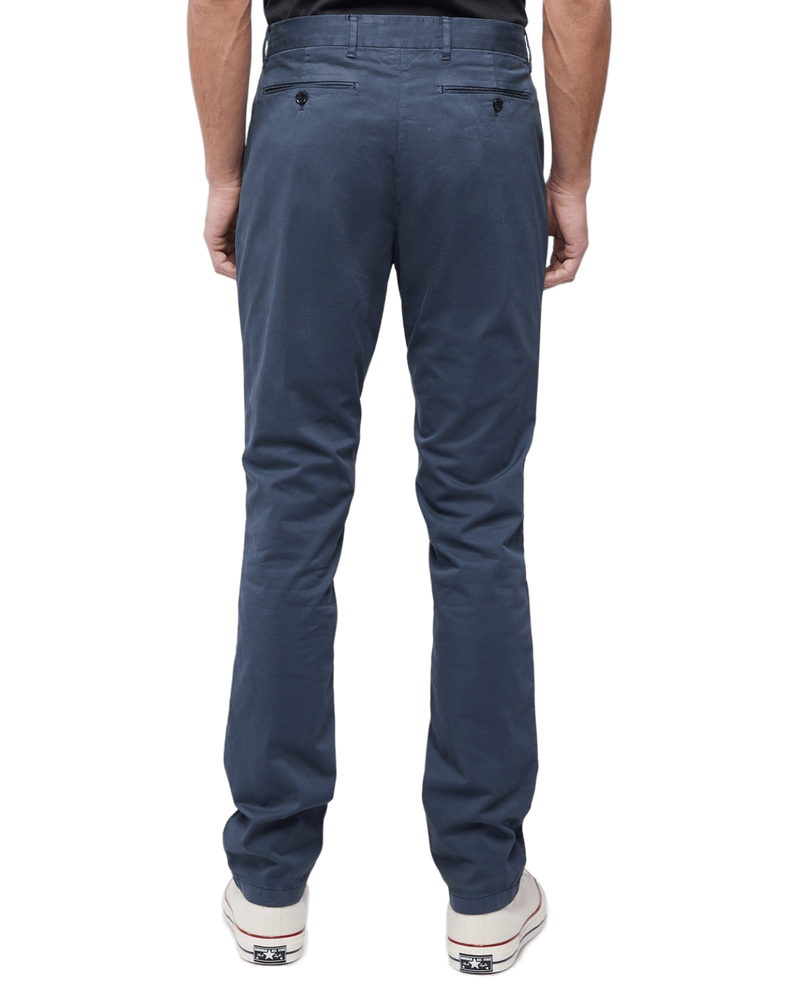 mens skinny slim chino in navy