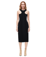 Twist Midi Dress in Black